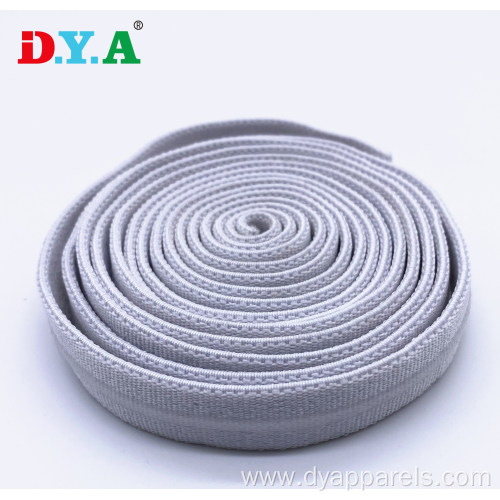 White Non-Slip Silicone Glipper Elastic Band